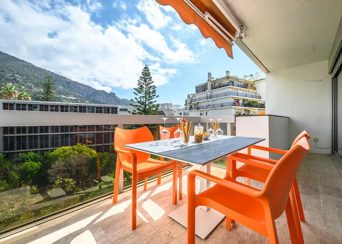 公寓 Le Sun Piscine Toit Terrasse 芒通